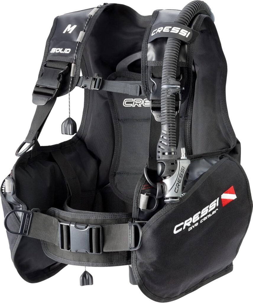 ssi Scuba Diving Jacket BCD Designed for Intense Use - High-Lift Capacity, Nylon 500D, Large Pockets - Solid: Designed in Italy